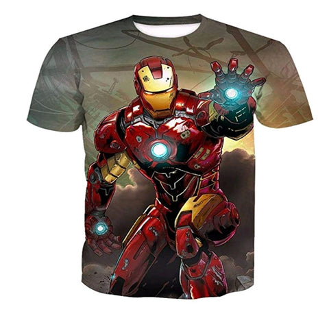 Iron Man 3D Print T-shirt